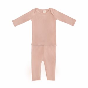 ​​Mushie Two Piece Set - Blush - Age​ 0-3 Months